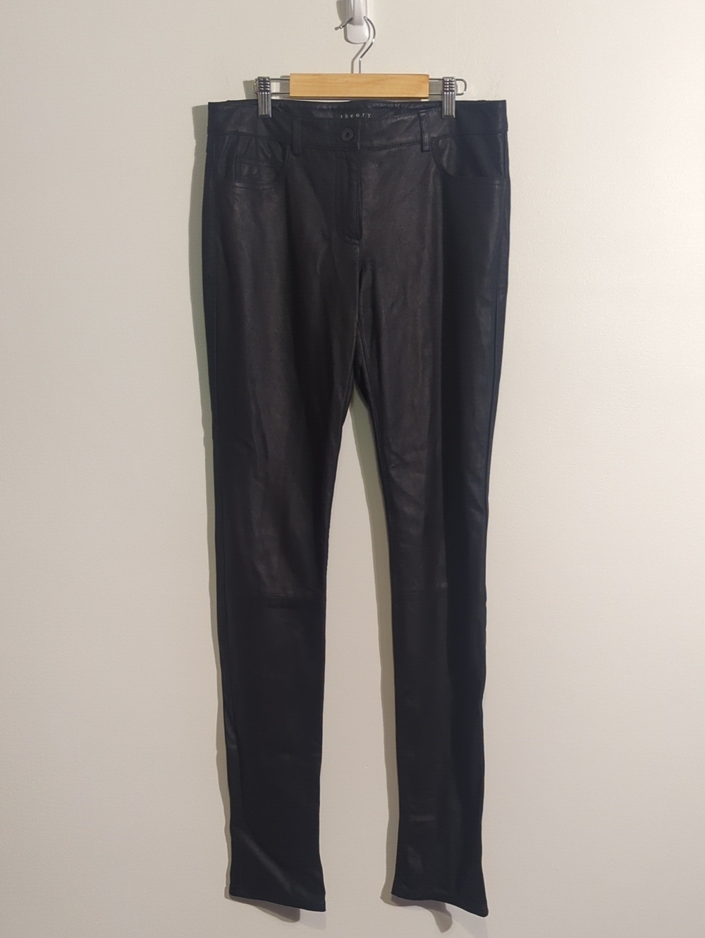 THEORY lambskin pants - size 6 - Picture 5 of 12